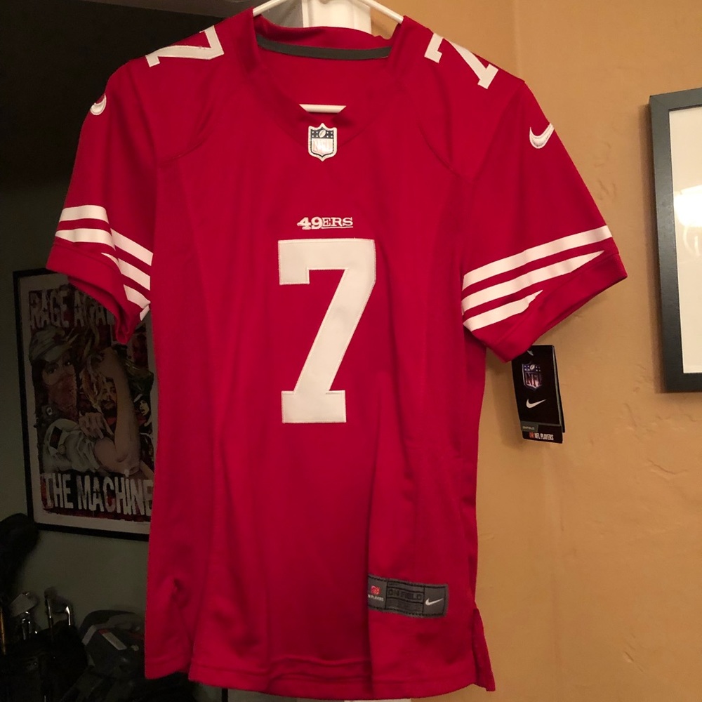Woman 49ers Kaepernick Jersey. Large.
